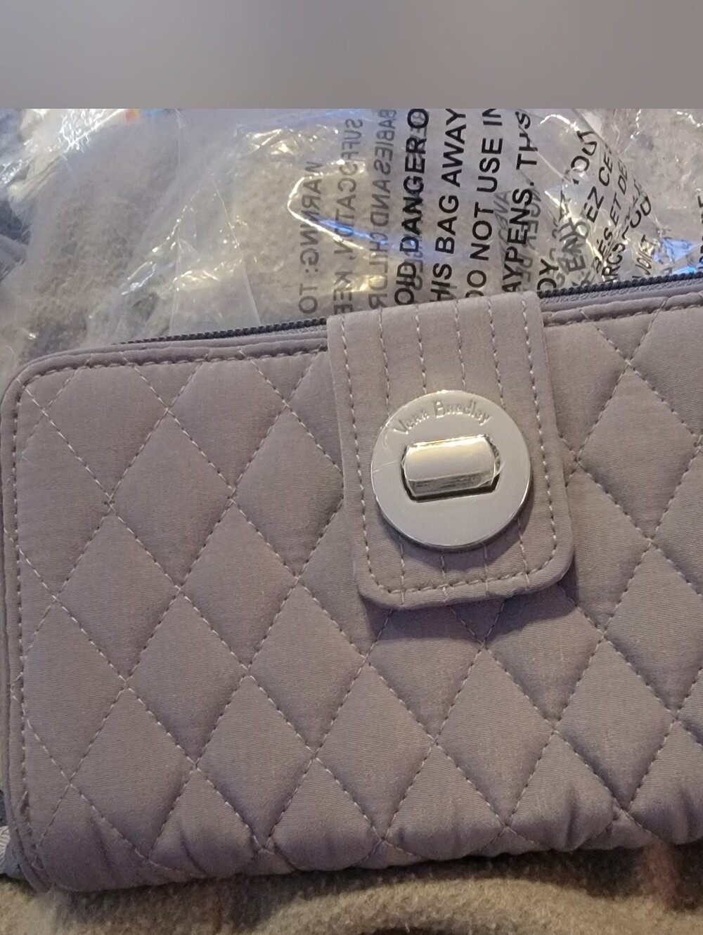 New Vera Bradley RFD TURNLOCK WALLET